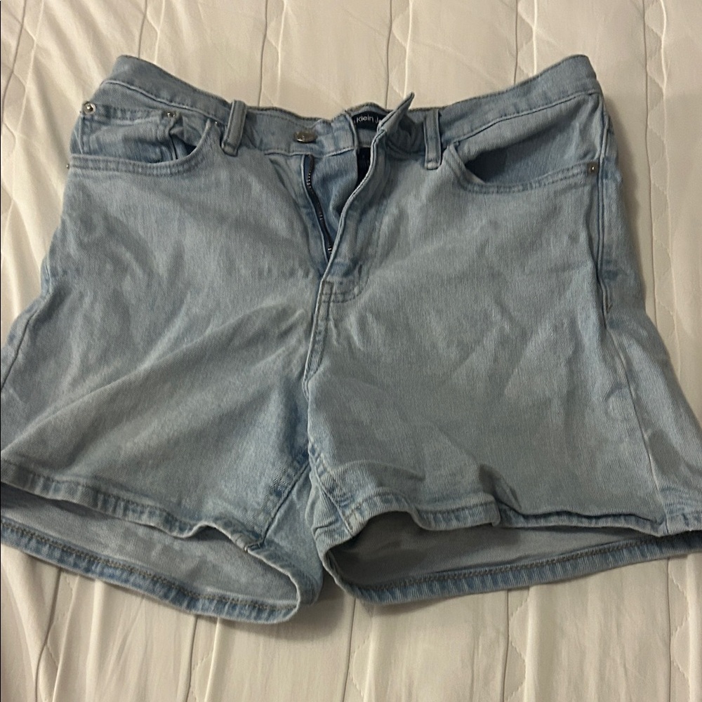 Calvin Klein Jeans Women's Light Blue Jean Shorts
